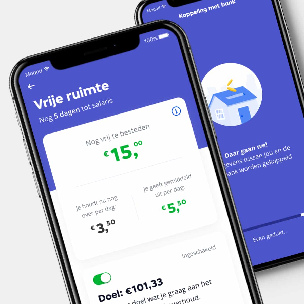 Makkie, app voor financiële ruimte