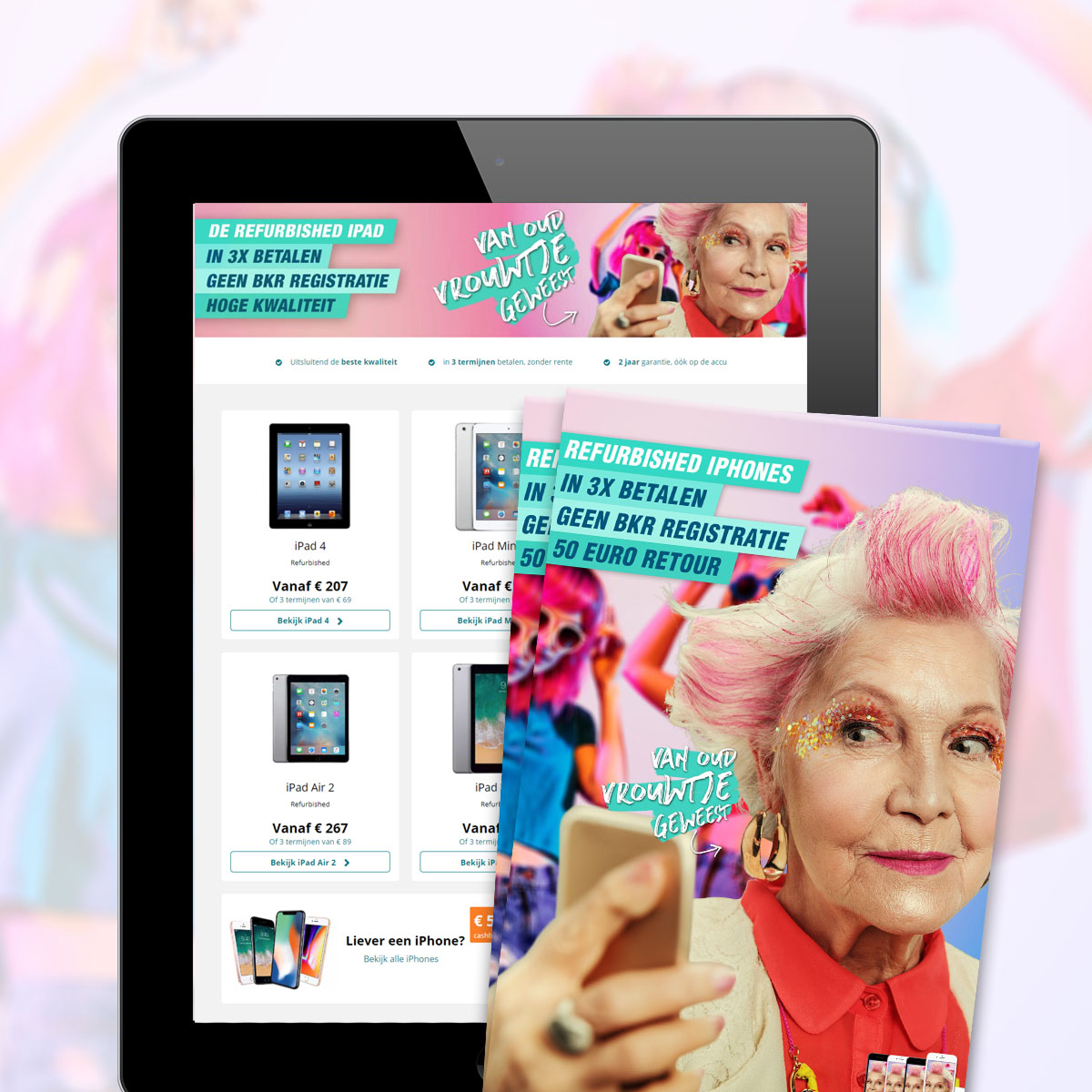 Campagne rond refurbished Apple-apparaten voor jongeren